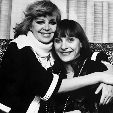 Hildegard Knef und Gabriele Hoffmann